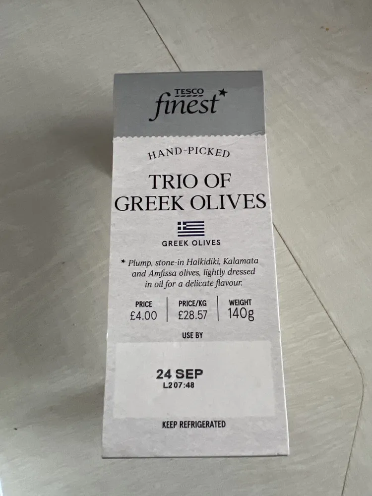 Trio Of greek Olives