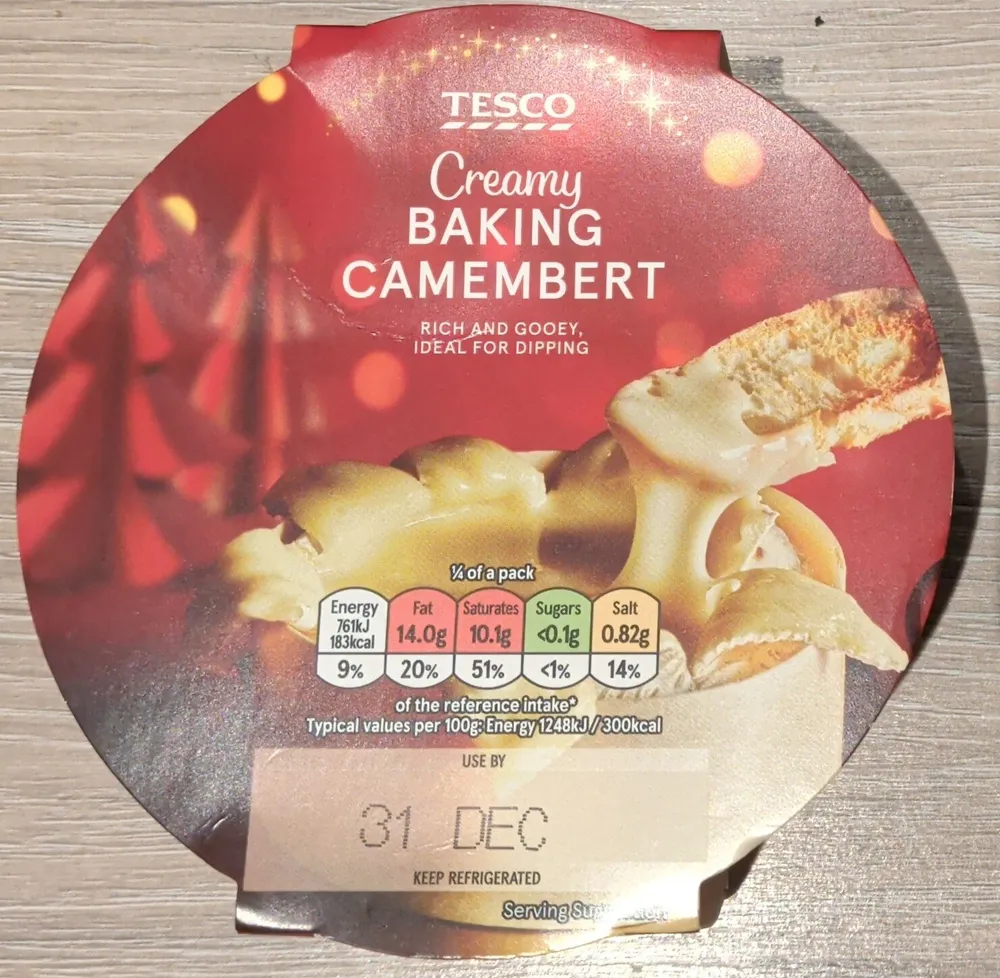 Creamy Baking Camembert