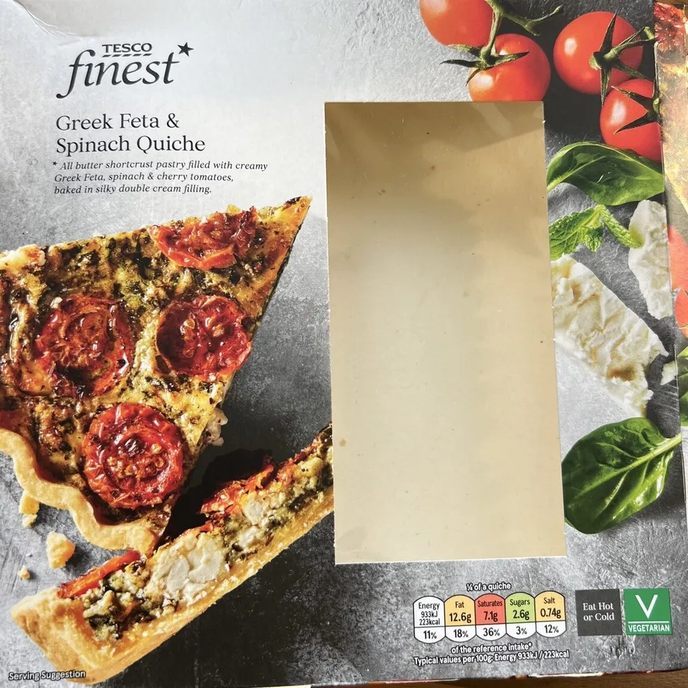 Greek Feta & Spinach Quiche