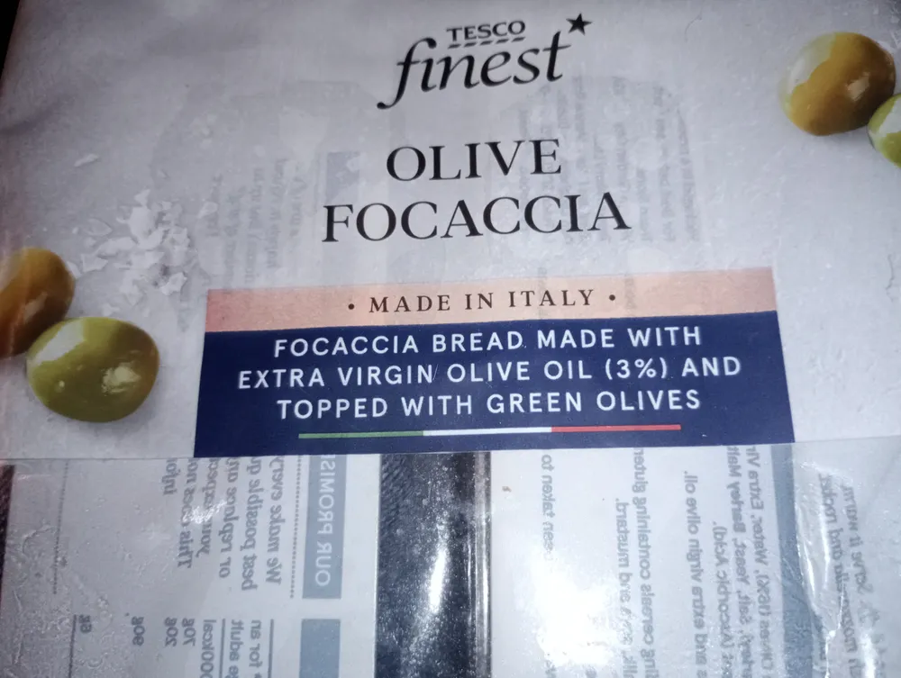 Olive focaccia