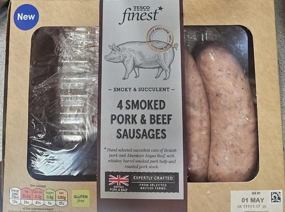 Smoked Pork & Beef Sausages