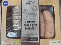 Smoked Pork & Beef Sausages