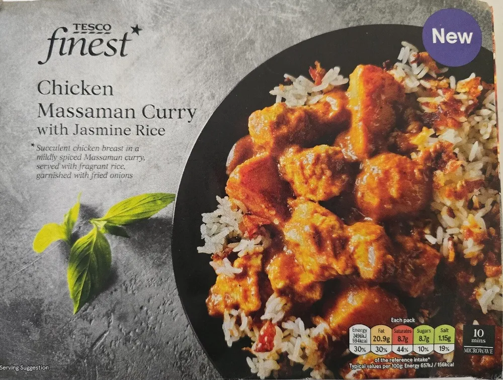 Chicken Masaman Curry With Jasmine Rice