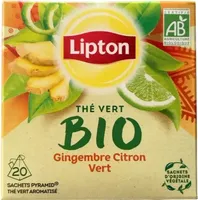 The vert bio gingembre citron