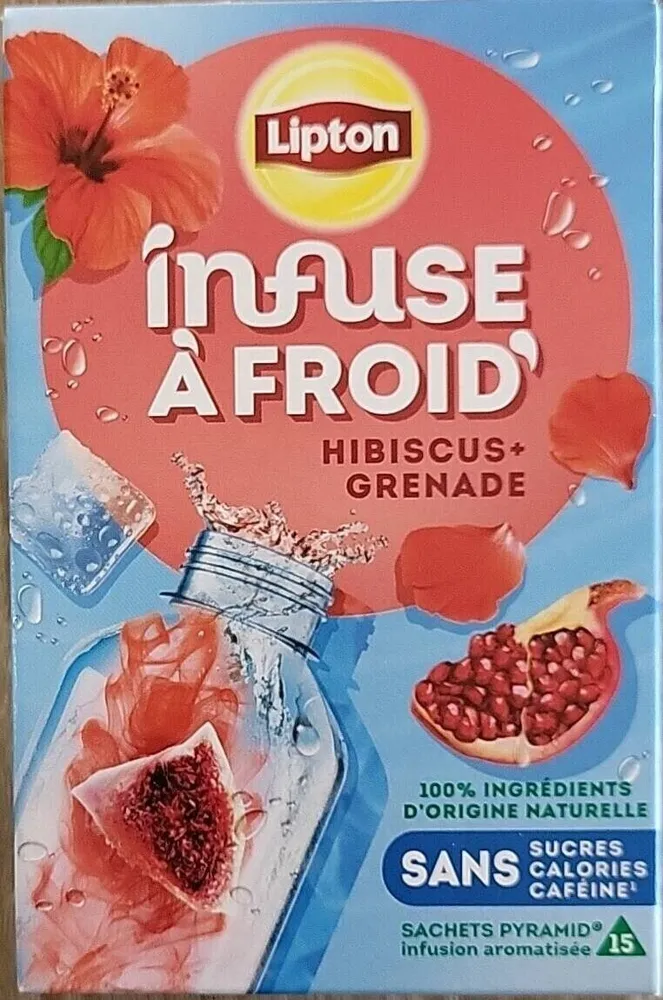 Infuse à froid Hibiscus + Grenade