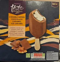 Double Dipped Chocolate Caramel Ice Creams