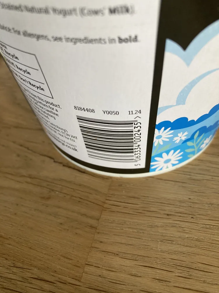 Fat free natural strained yogurt