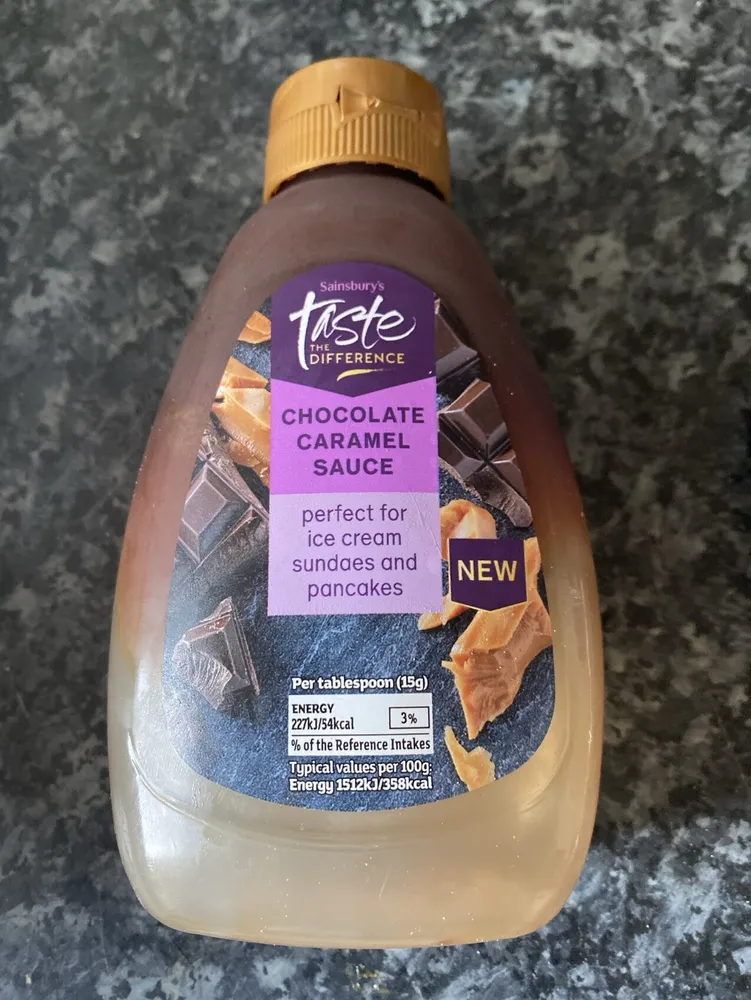 Chocolate Caramel Sauce (Sainsburys)