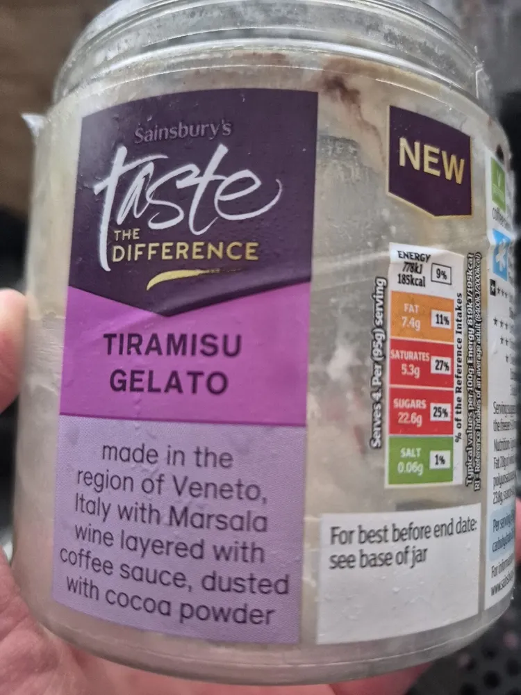 Tiramisu Gelato