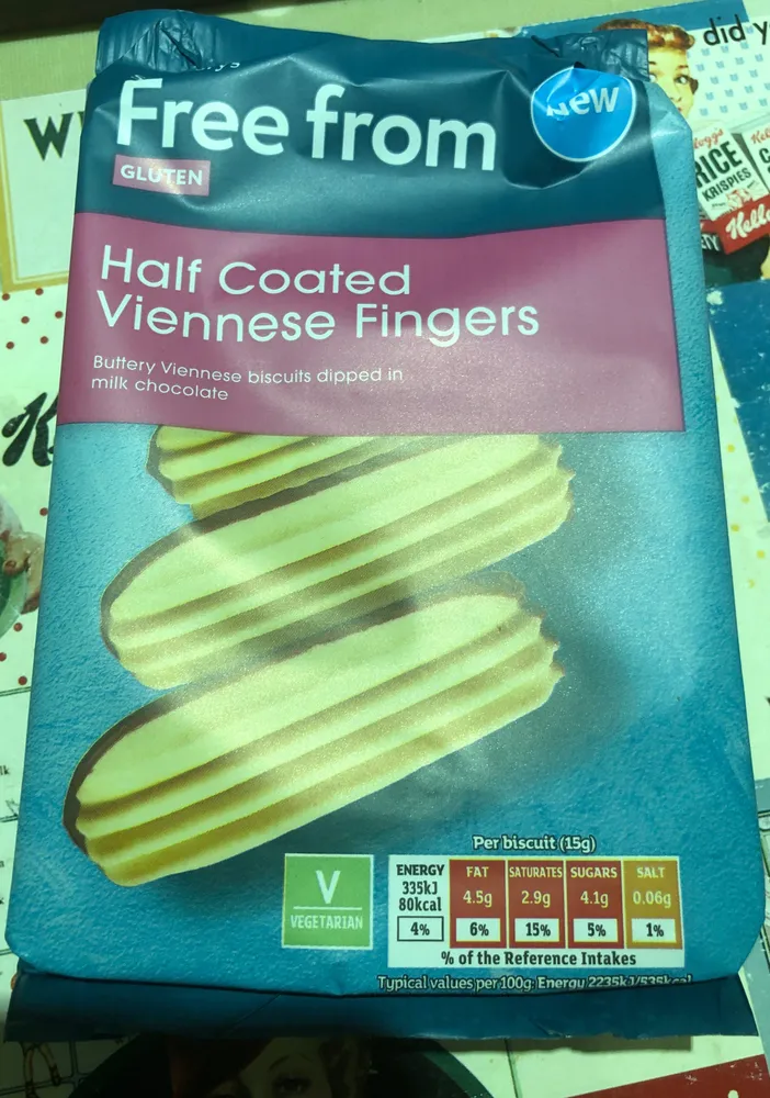 Gluten Free Chocolate Coated Viennese Fingers