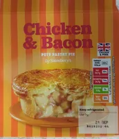 Chicken & Bacon Puff Pastry Pie