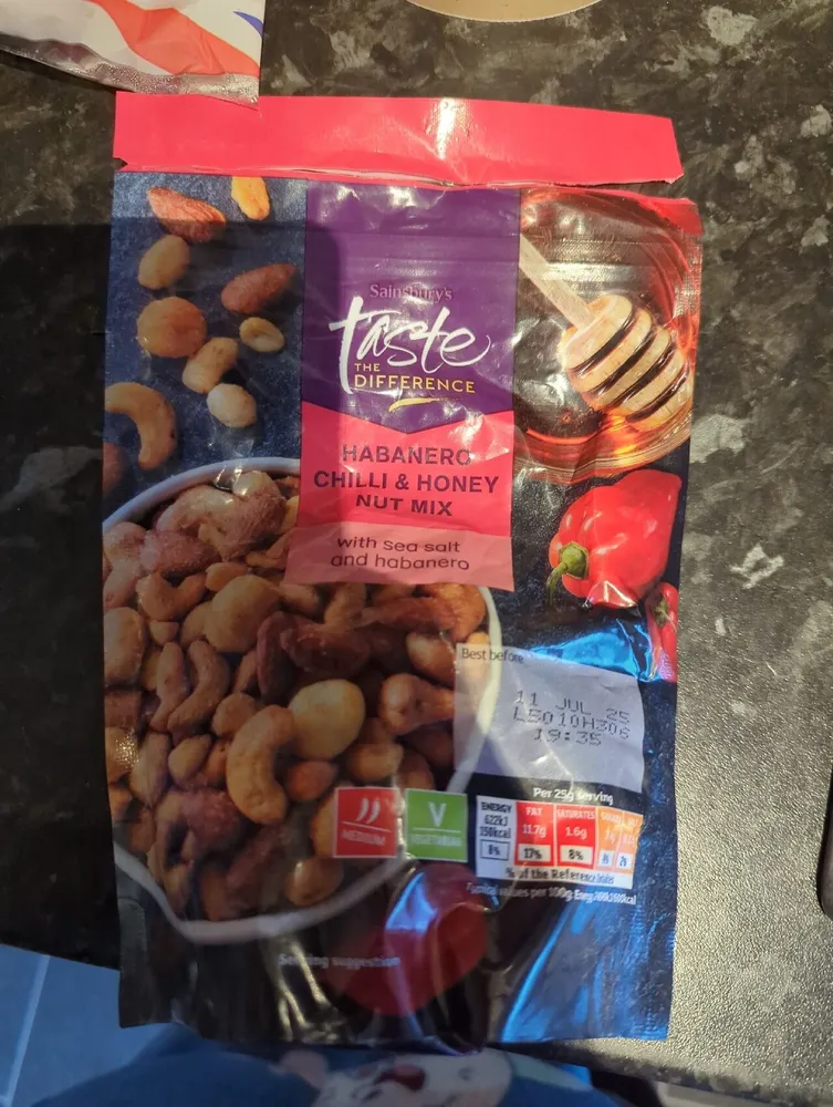 Habanero Chilli & Honey Nut Mix