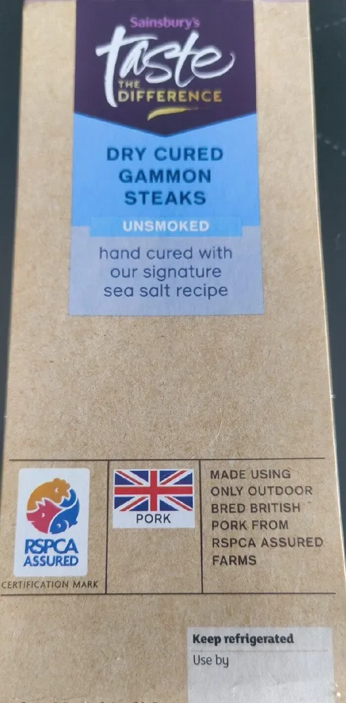 Dry Cured Gammon Steaks