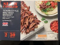 Texan Style BBQ Beef Brisket with a Texas style BBQ sauce