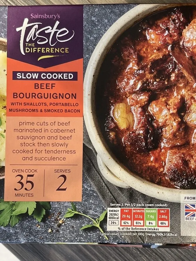 SLOW COOKED BEEF BOURGUIGNON