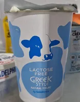 Lactose free Greek style natural yogurt