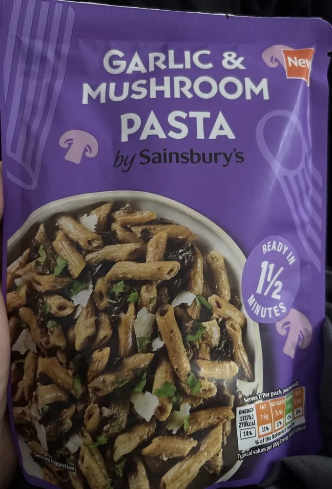 Garlic & Mushroom Pasta