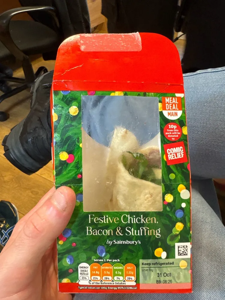 Festive Chicken, Bacon & Stuffing