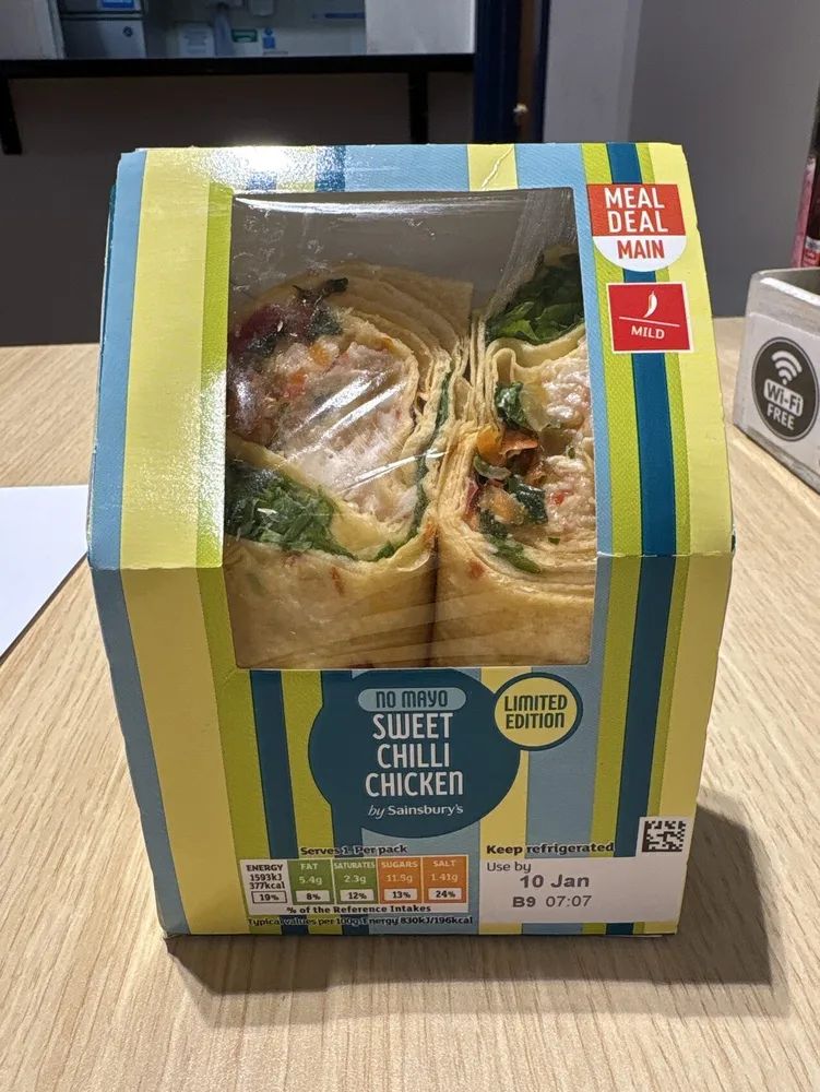 No Mayo Sweet Chilli Chicken