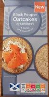 Black Pepper Oatcakes by Sainsbury's