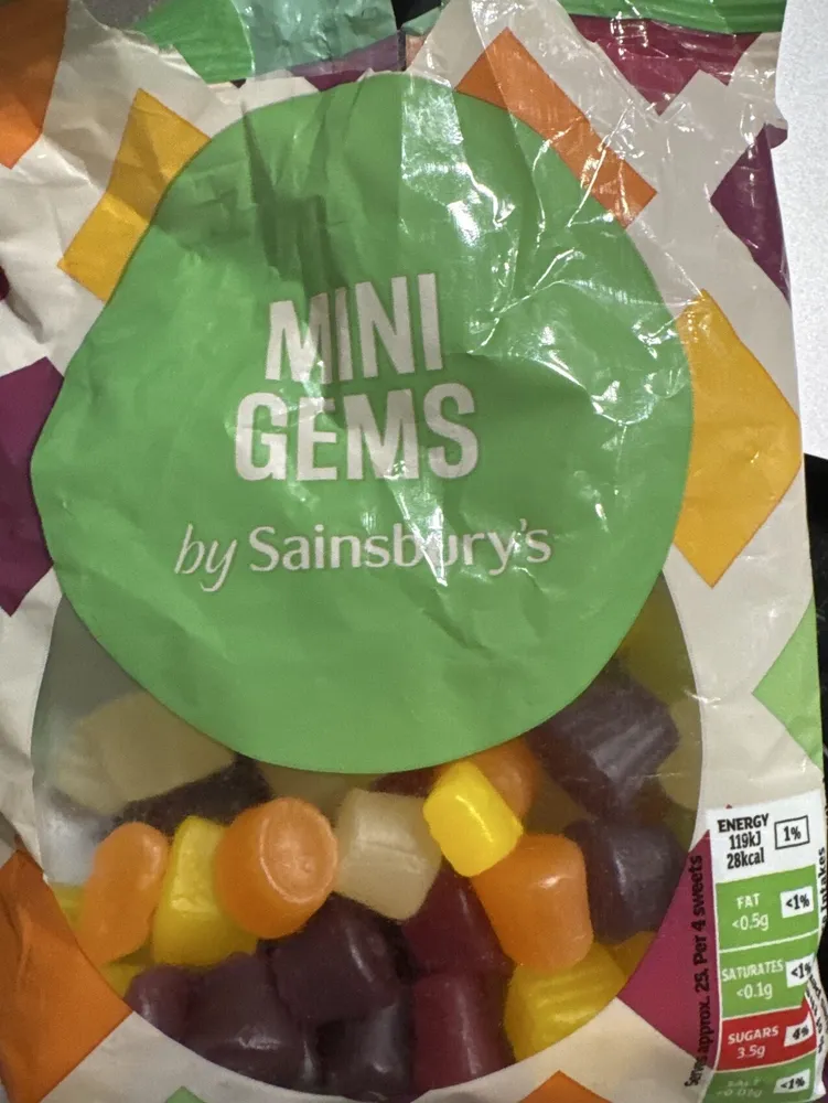 Mini GEMS BY Sainsburys
