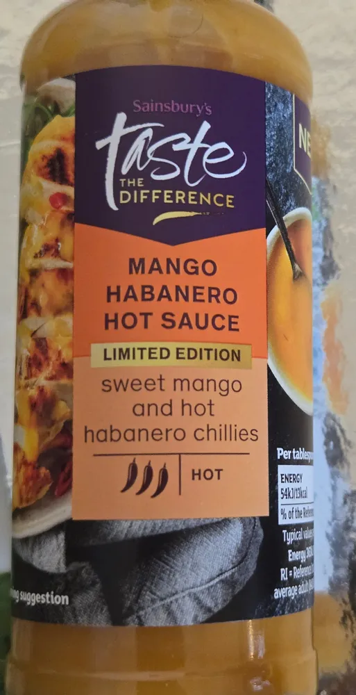 Taste the Difference Mango Habanero Hot Sauce