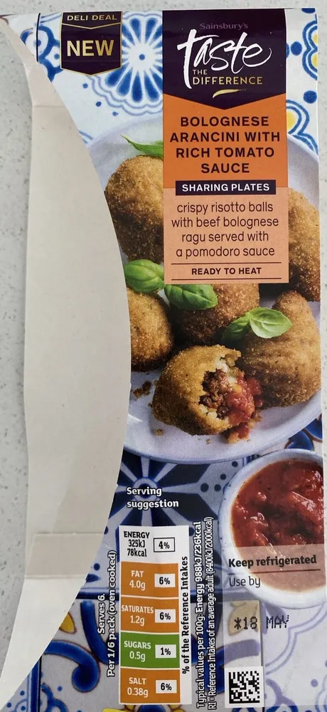 Bolognese Arancini With Rich Tomato Sauce