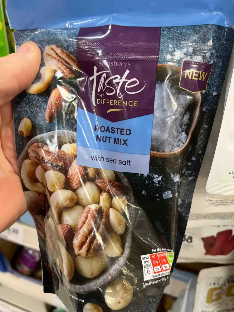 Roasted Nut Mix With Sea Salt