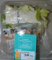 Caesar Style Salad with Caesar Dressing, Croutons & Parmigiano Reggiano