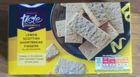 Lemon Scottish Shortbread Fingers