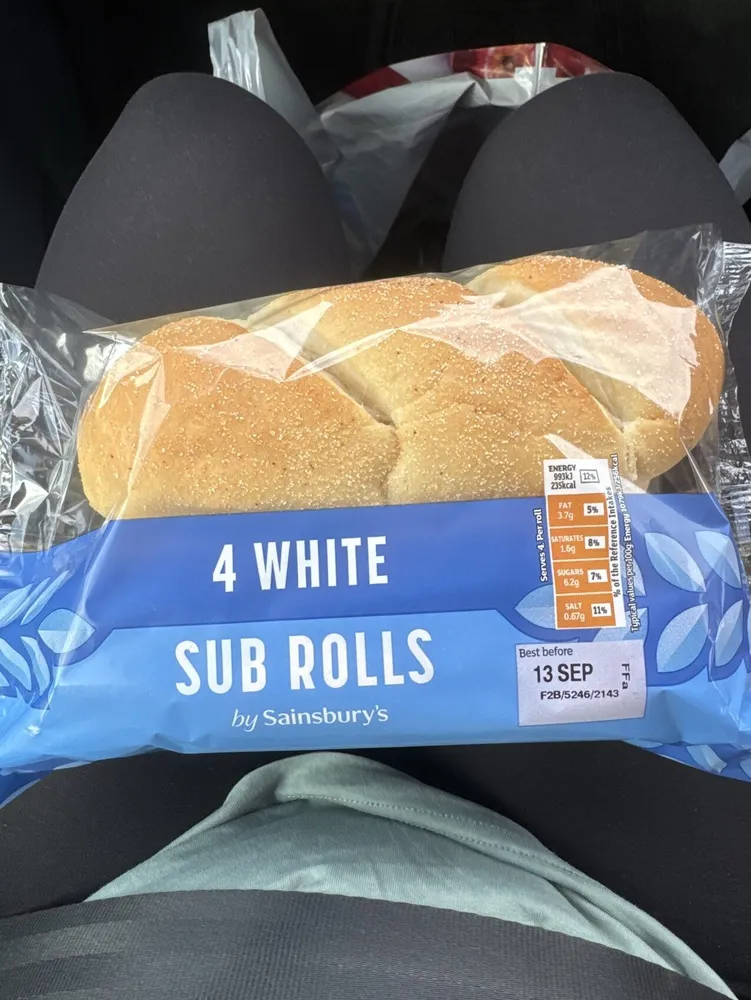 white sub rolls