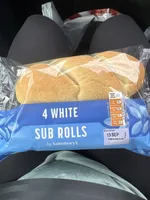 white sub rolls