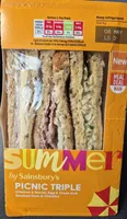 Picnic Triple Sandwich
