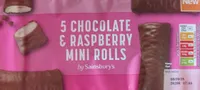 Chocolate & Raspberry Mini Rolls