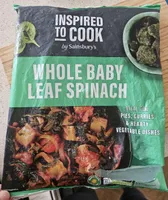 Whole Baby Leaf Spinach Frozen