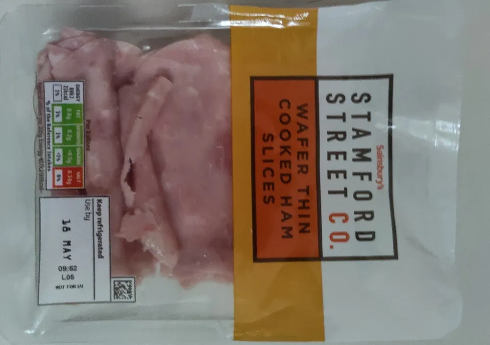 WAFER THIN COOKED HAM SLICES