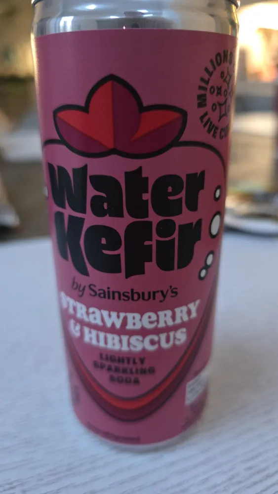 Water Kefir Strawberry & Hibiscus