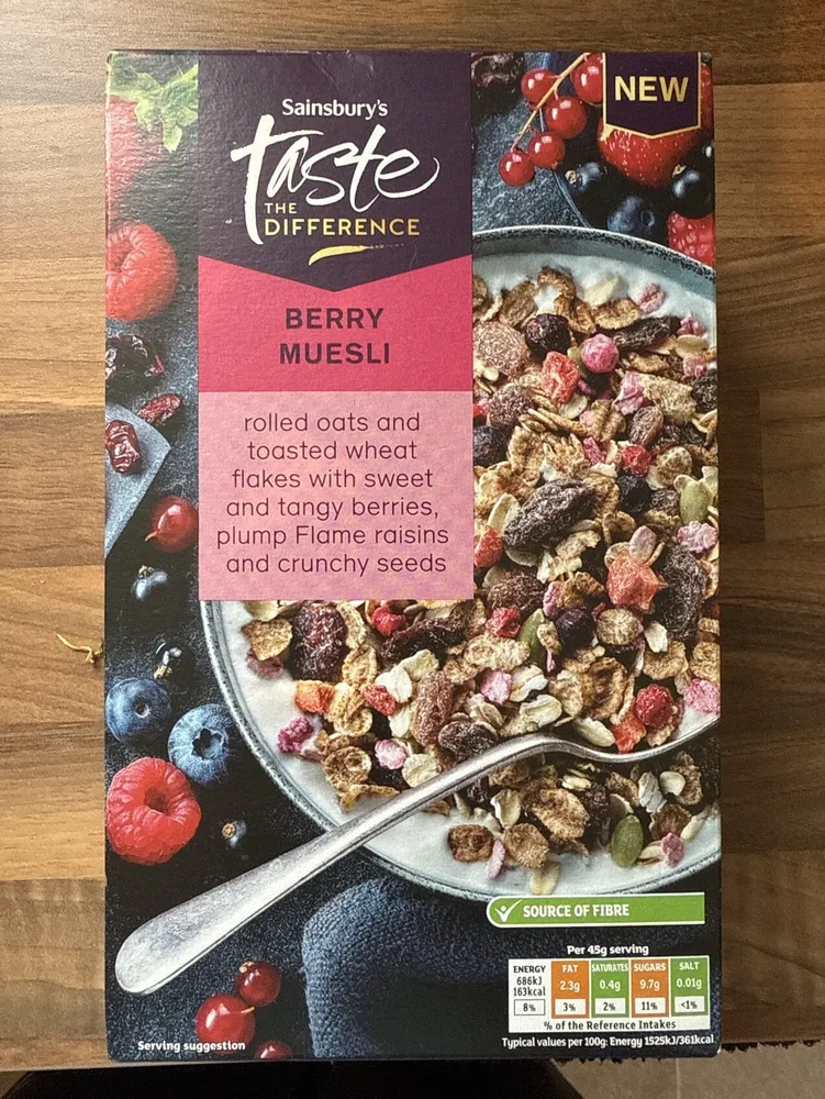 Taste The Difference Berry Muesli