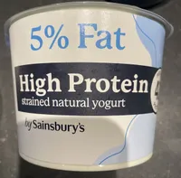 5% Fat High Protein Strained Natural Yoghurt