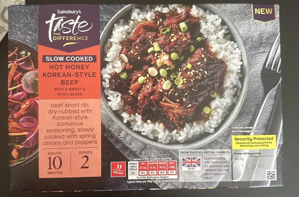 Hot Honey Korean Style Beef