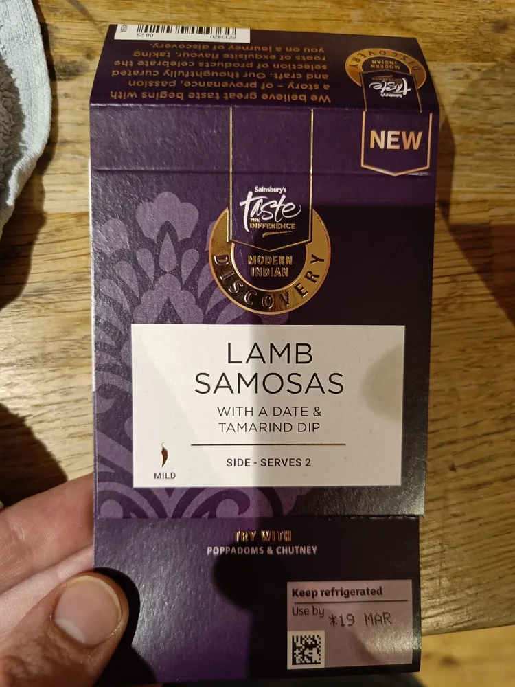 Lamb Samosas