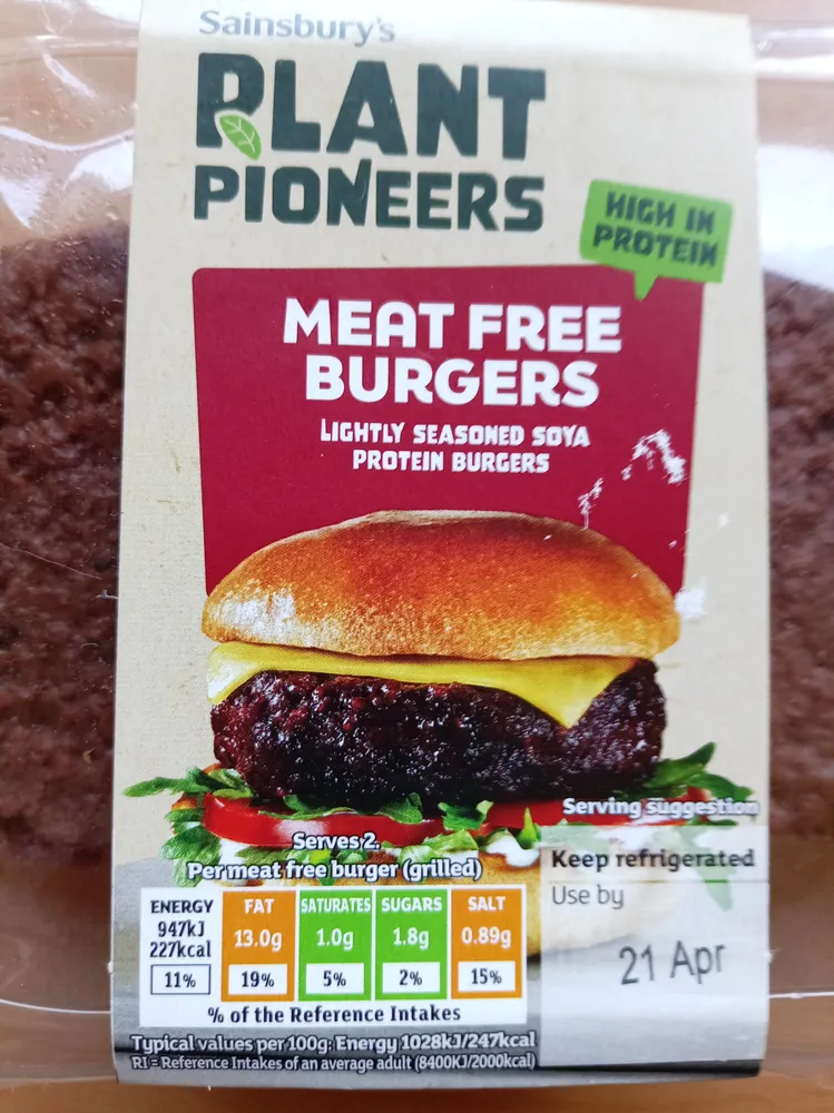 Meat-free Burgers
