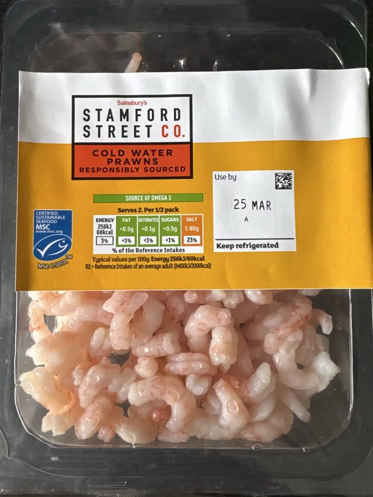 Cold Water Prawns