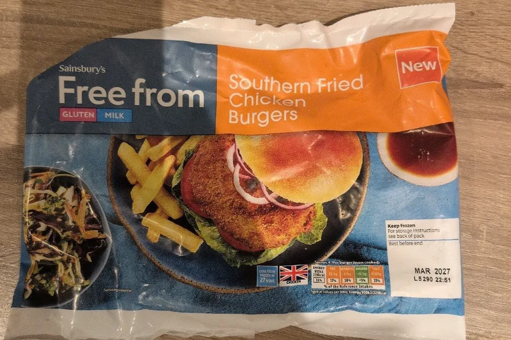 Free From Southern Fried Chicken Burgers