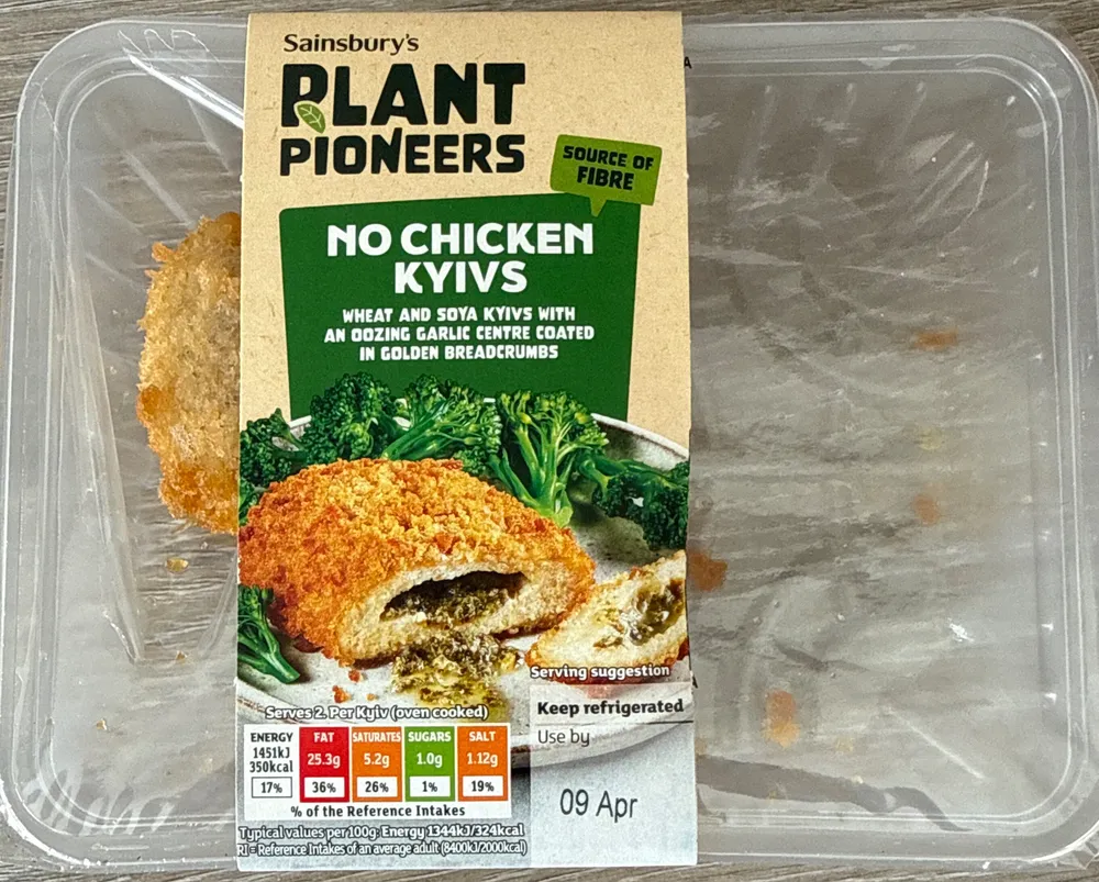 No Chicken Kyivs