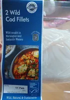 2 Wild Cod Fillets