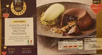 Chocolate & Pistachio Melting Puddings