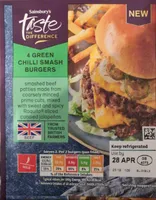 4 GREEN CHILLI SMASH BURGERS