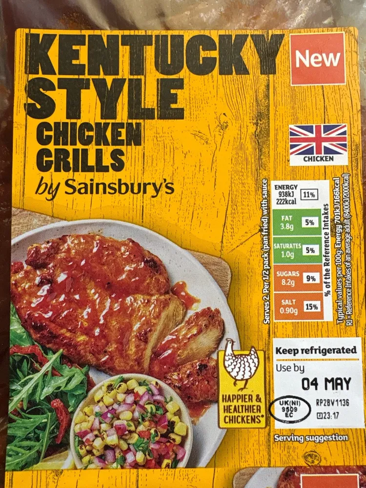 Kentucky Style Chicken Grills