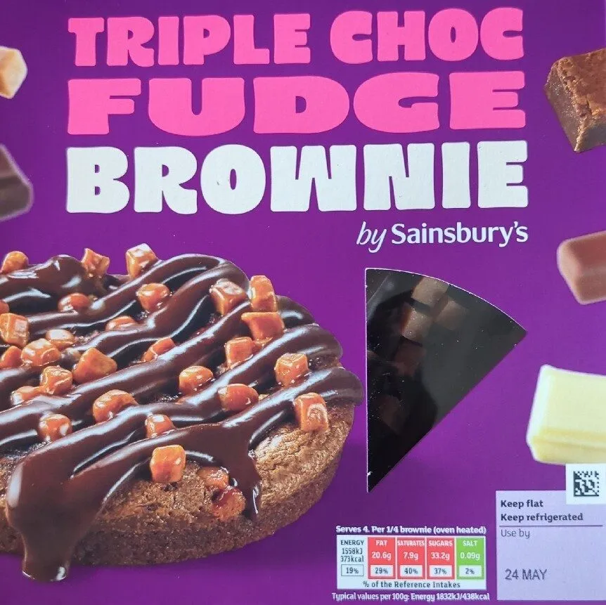 Triple Choc Fudge Brownie